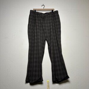 Sean John Slacks Trousers Plaid Dress Pants Men 36x31 Brown Y2K Casual Indie 00s